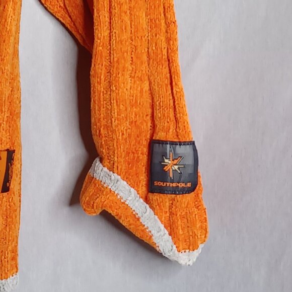Southpole Sweater Mens XXL Gray/Orange Chanille 2KTeam Soft Knit Outdoor Snow - Picture 7 of 8